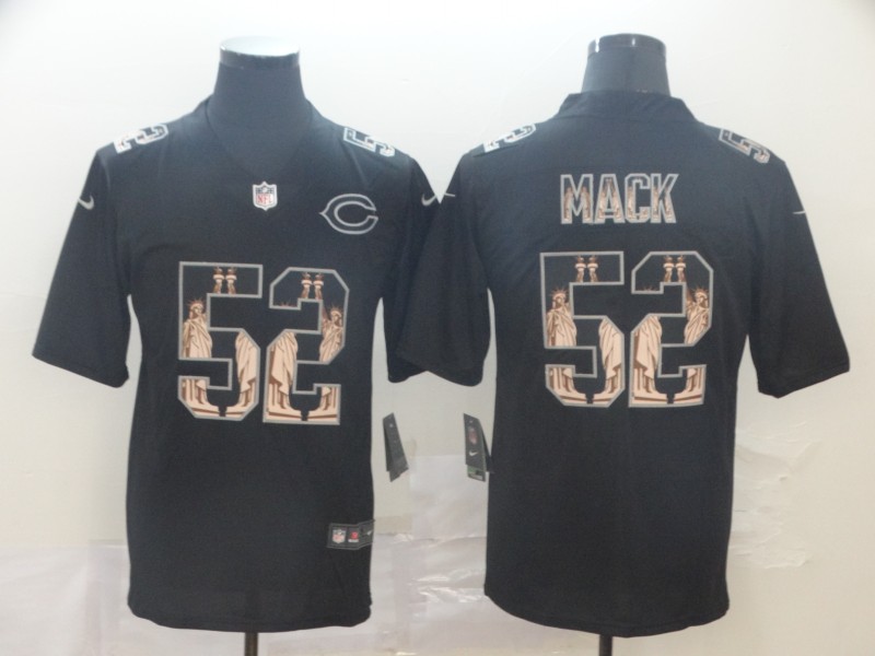 Men's Chicago Bears #52 Khalil Mack Black Jersey